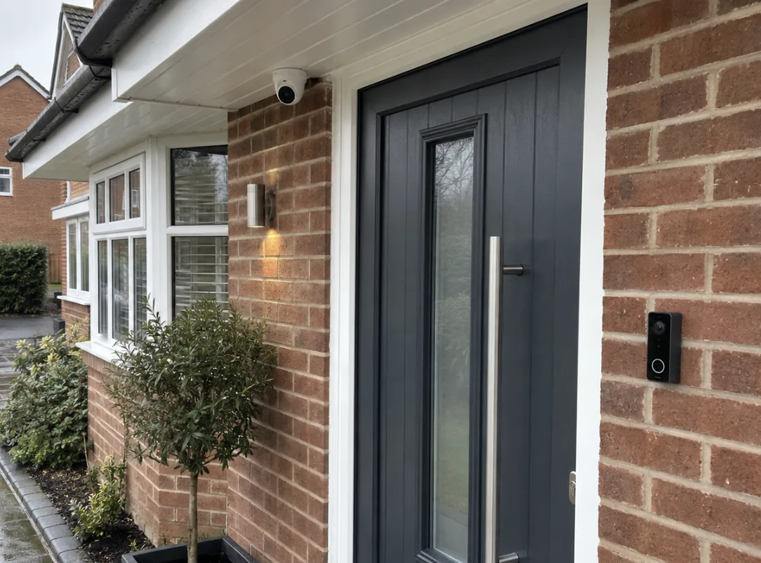 Video doorbell on a Thanet front door